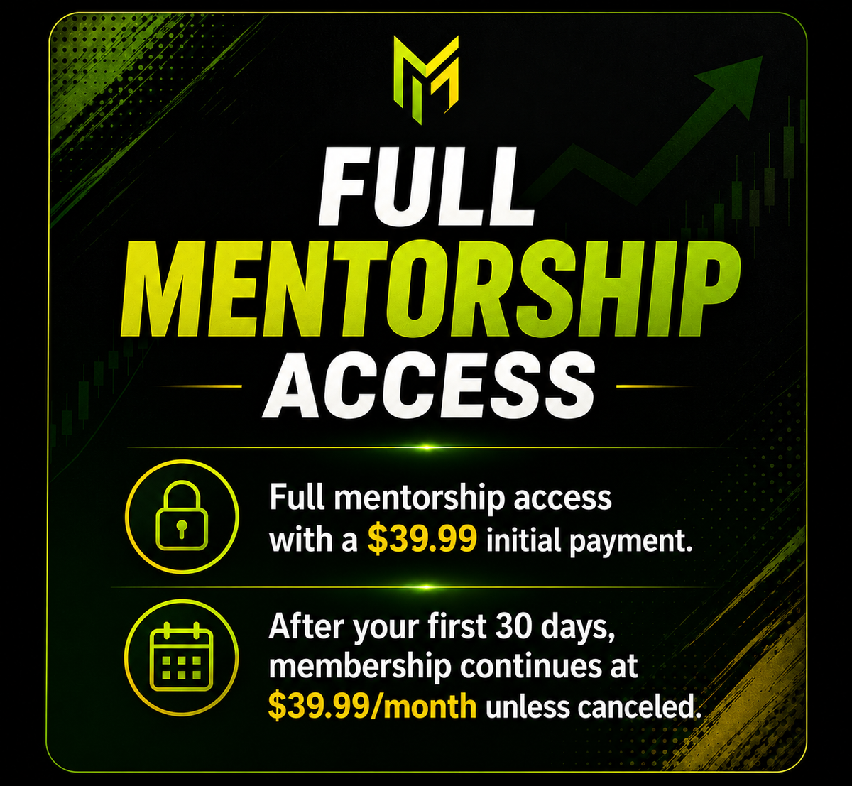 1 Month Mentorship